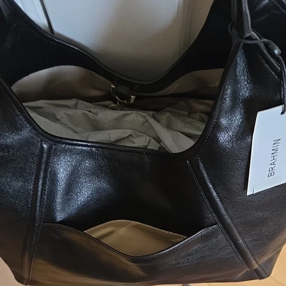 NWT Brahmin Iona Tote in Black Nightshade - Picture 16 of 16